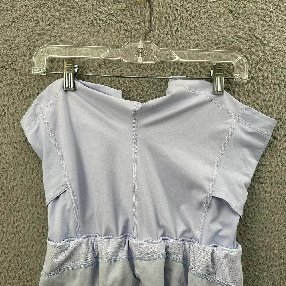 Lululemon Hotty Hot High Rise Skirt Skort Gravel‎ Dust Pastel Blue Athletic W 4